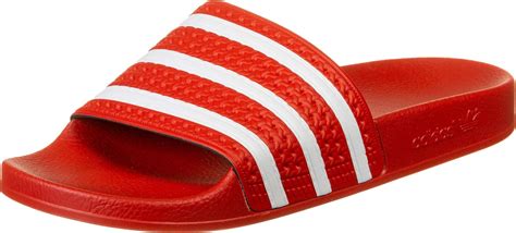 adidas adilette herren rot|Amazon.com .